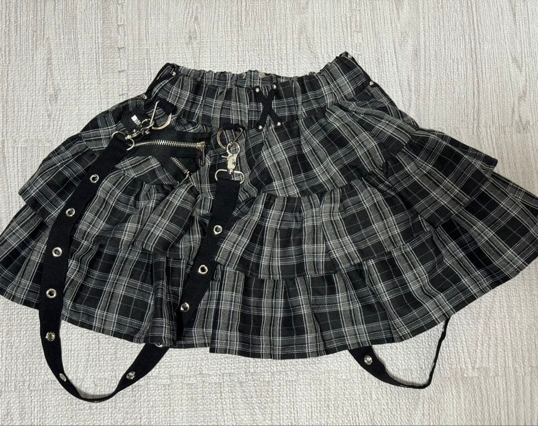 dimmoire PUNKフリルミニスカート【チェック】