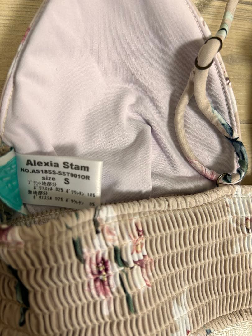 Alexia Stam フラワープリント 水着 S
