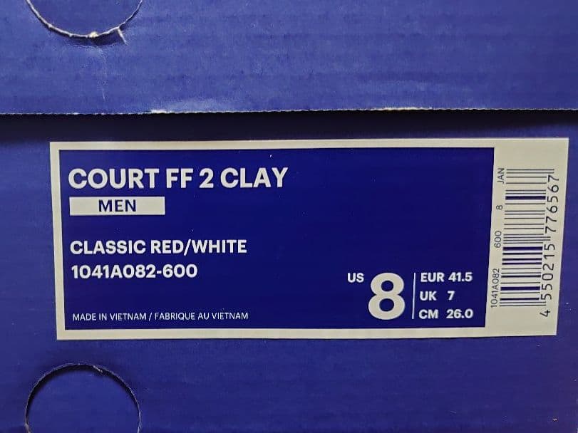 【新品】asics テニスシューズ COURT FF2 CLAY 26cm