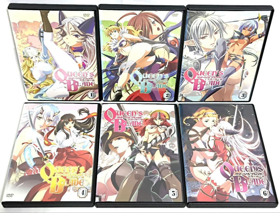 ケース無し//クイーンズブレイド【DVD】シリーズ全26巻セット