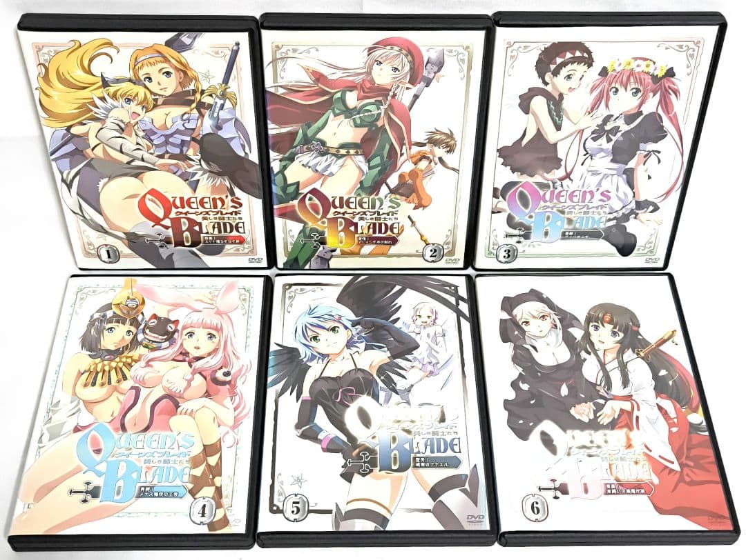 ケース無し//クイーンズブレイド【DVD】シリーズ全26巻セット