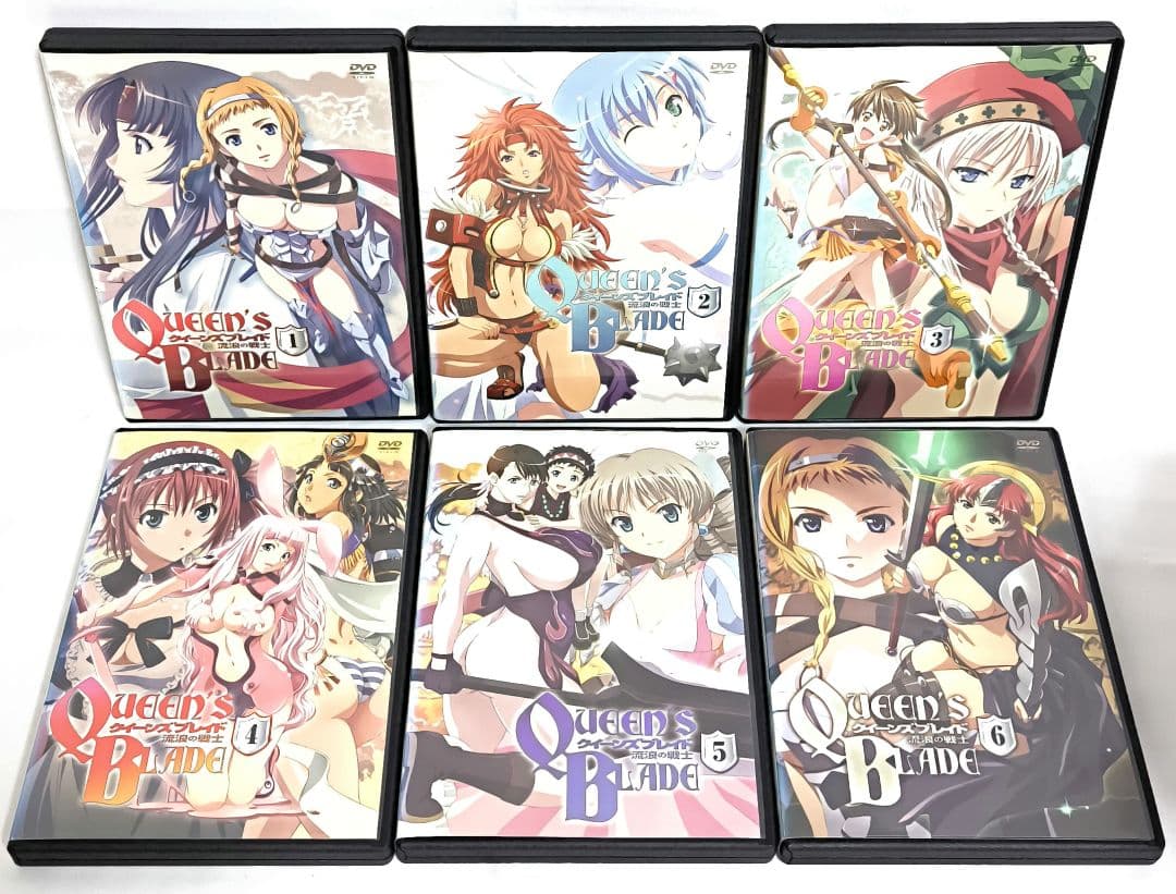 ケース無し//クイーンズブレイド【DVD】シリーズ全26巻セット