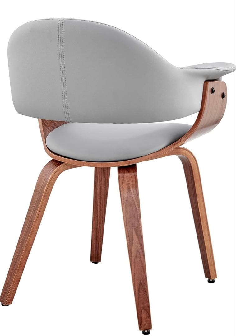 美品 完成品アルメンリビング ダイニングチェア グレー 送料5000円込み