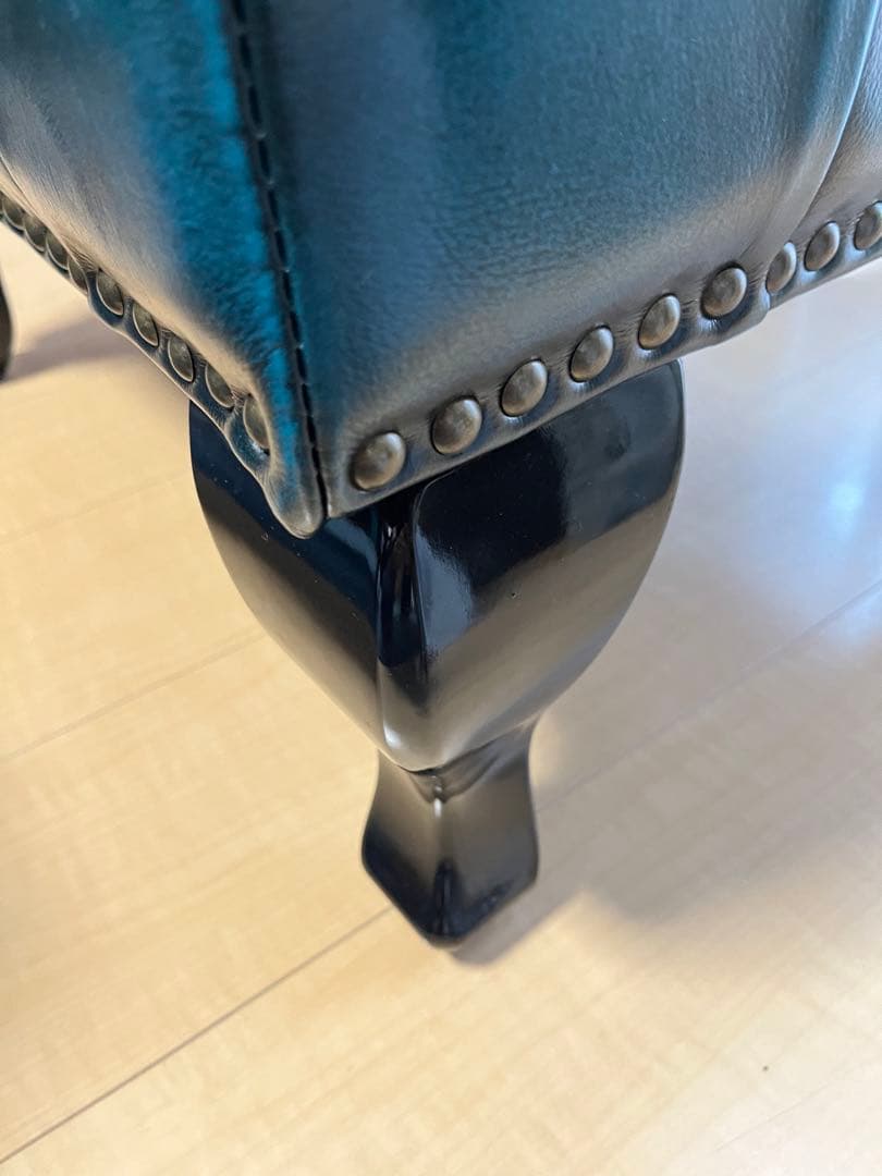 本革 スツール チェスターフィールド レザー スツール