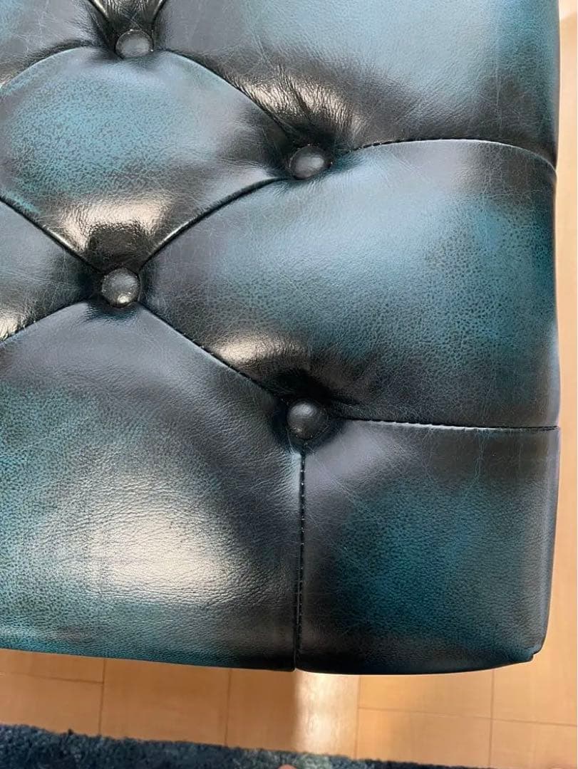 本革 スツール チェスターフィールド レザー スツール