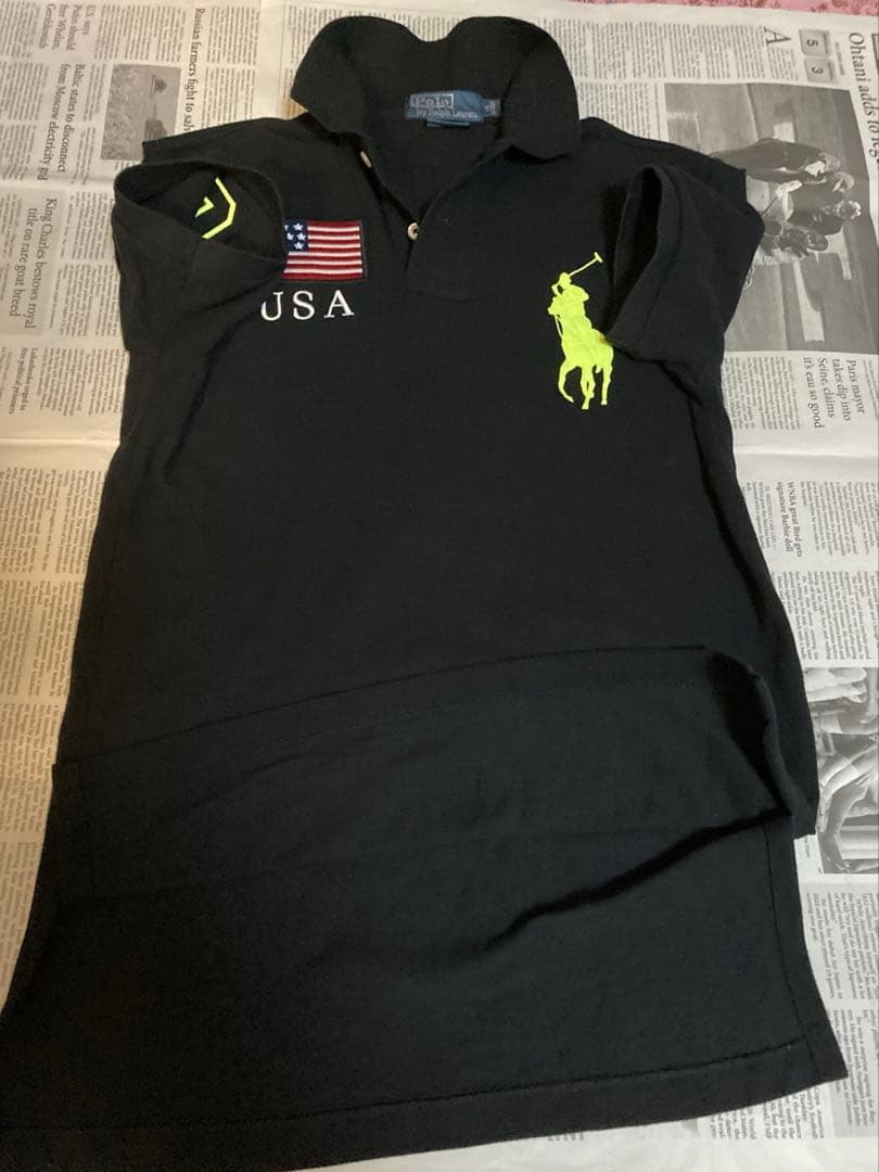 [極美品]ポロbyラルフローレン　デザインポロシャツ　男女共用　No. 3 入り