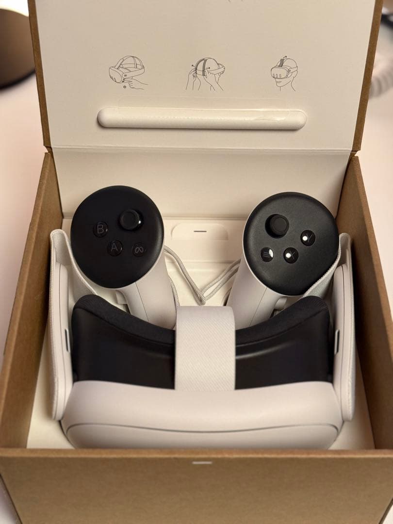  Quest 3 128GB + Eliteストラップ バッテリー付き