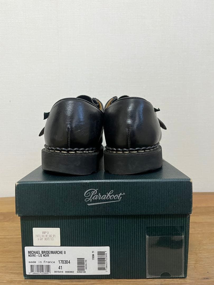 パラブーツ ミカエル ブリッド 41 BLACK