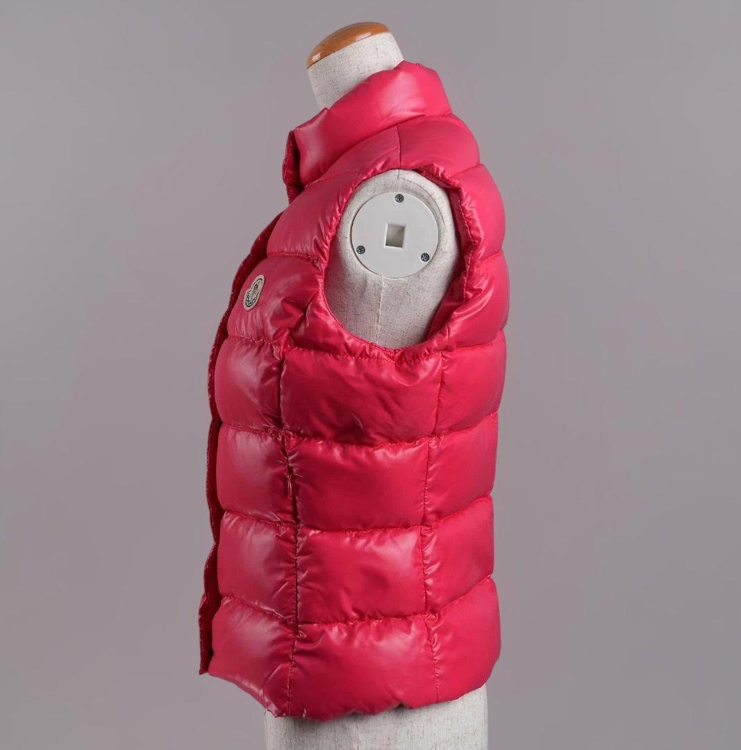 【ゆと】モンクレール ダウンベスト サイズ1 レディース ピンク