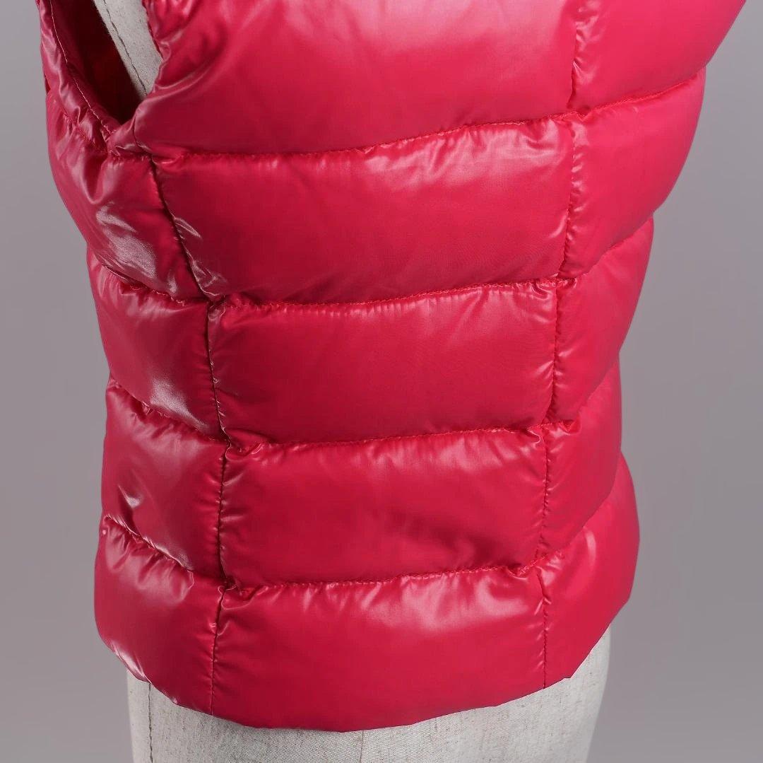 【ゆと】モンクレール ダウンベスト サイズ1 レディース ピンク