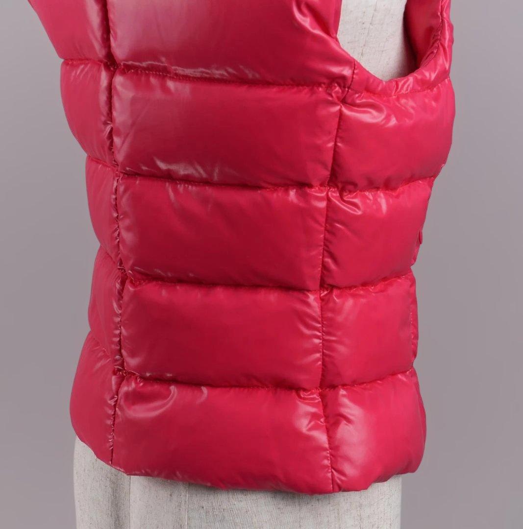 【ゆと】モンクレール ダウンベスト サイズ1 レディース ピンク