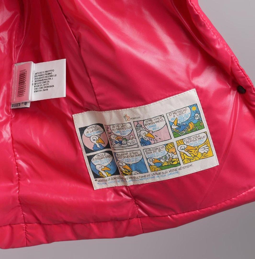 【ゆと】モンクレール ダウンベスト サイズ1 レディース ピンク