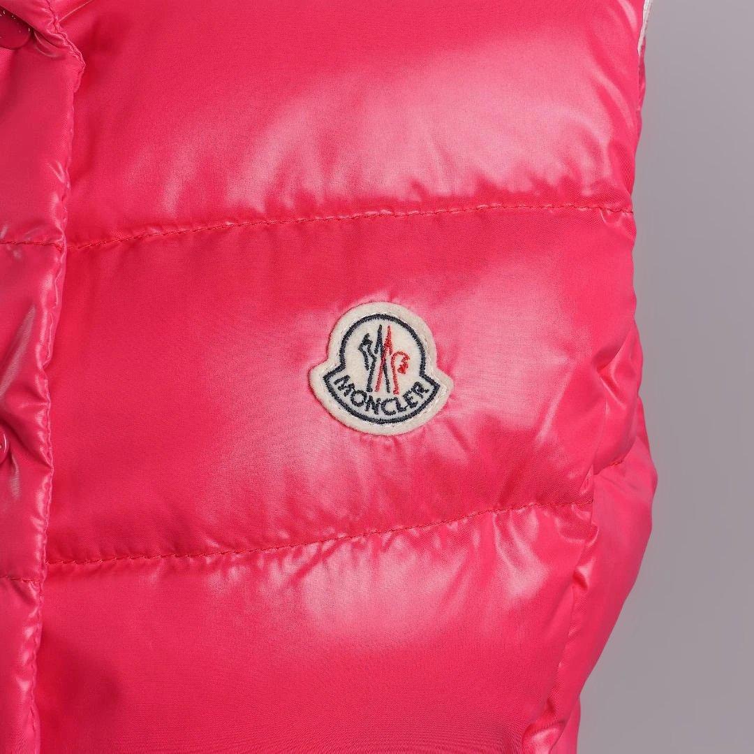 【ゆと】モンクレール ダウンベスト サイズ1 レディース ピンク