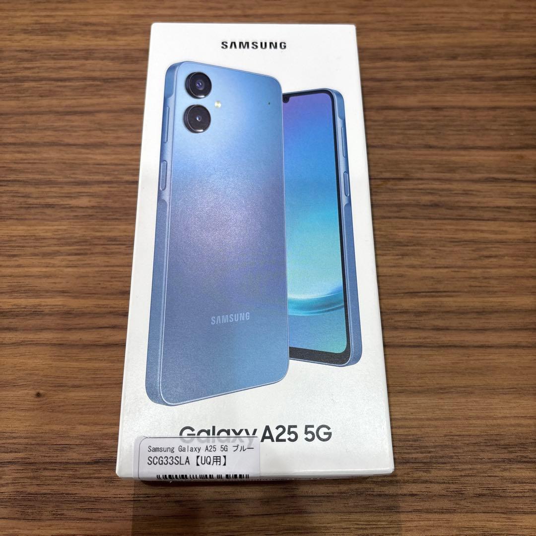 Samsung Galaxy A25 5G 本体　ブルー