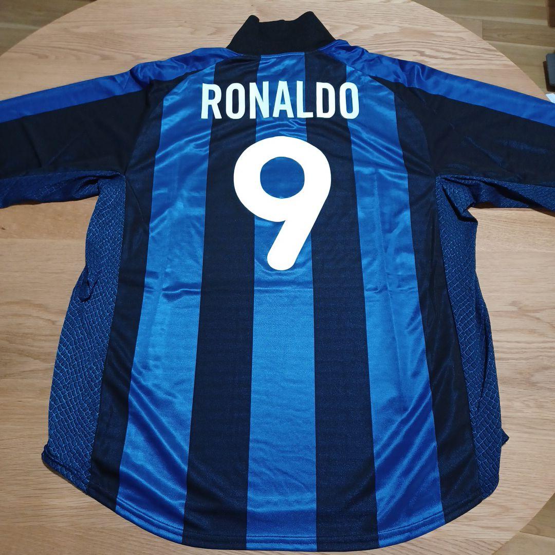 XLサイズ 正規品 00/01インテル ロナウド ナイキ カルチョパッチ付き