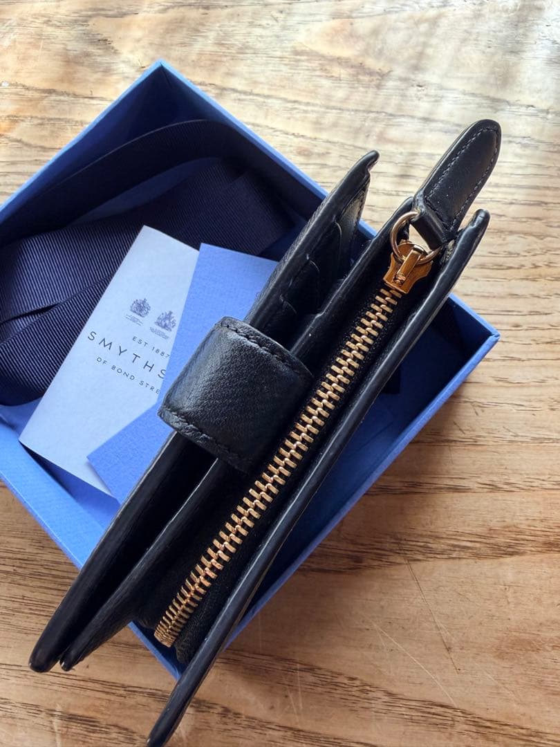 スマイソン smythson パナマコンチネンタルパース　Sサイズ　折り財布