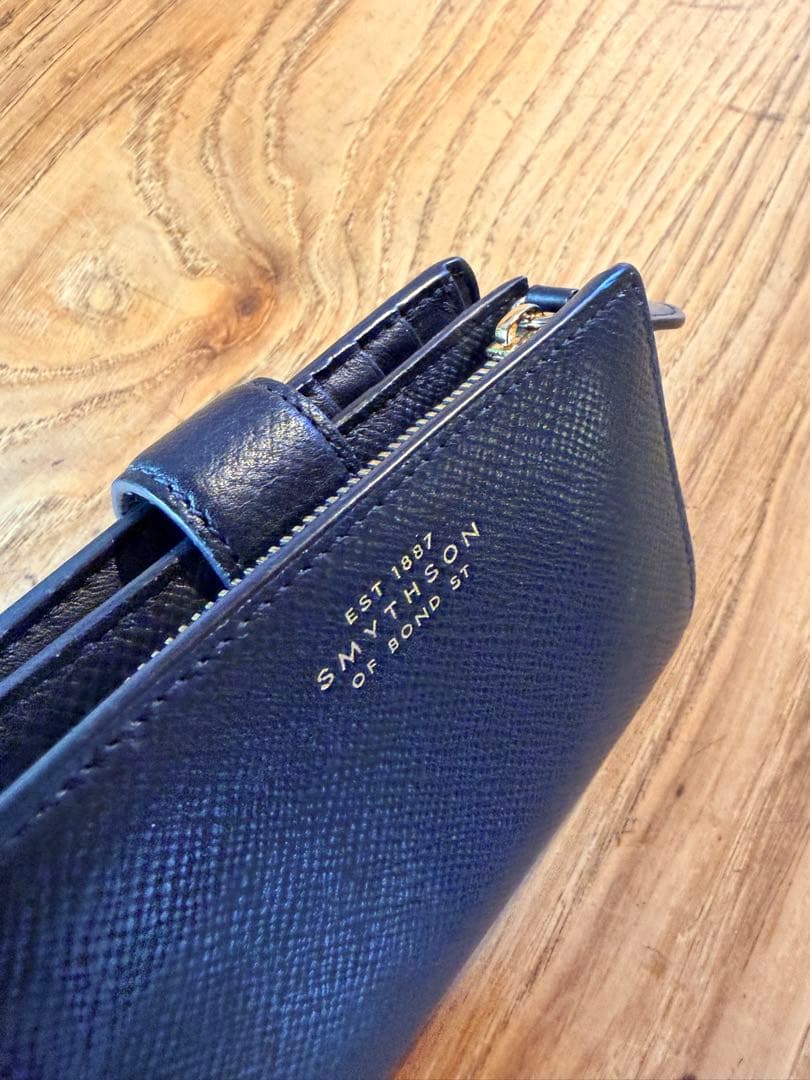 スマイソン smythson パナマコンチネンタルパース　Sサイズ　折り財布