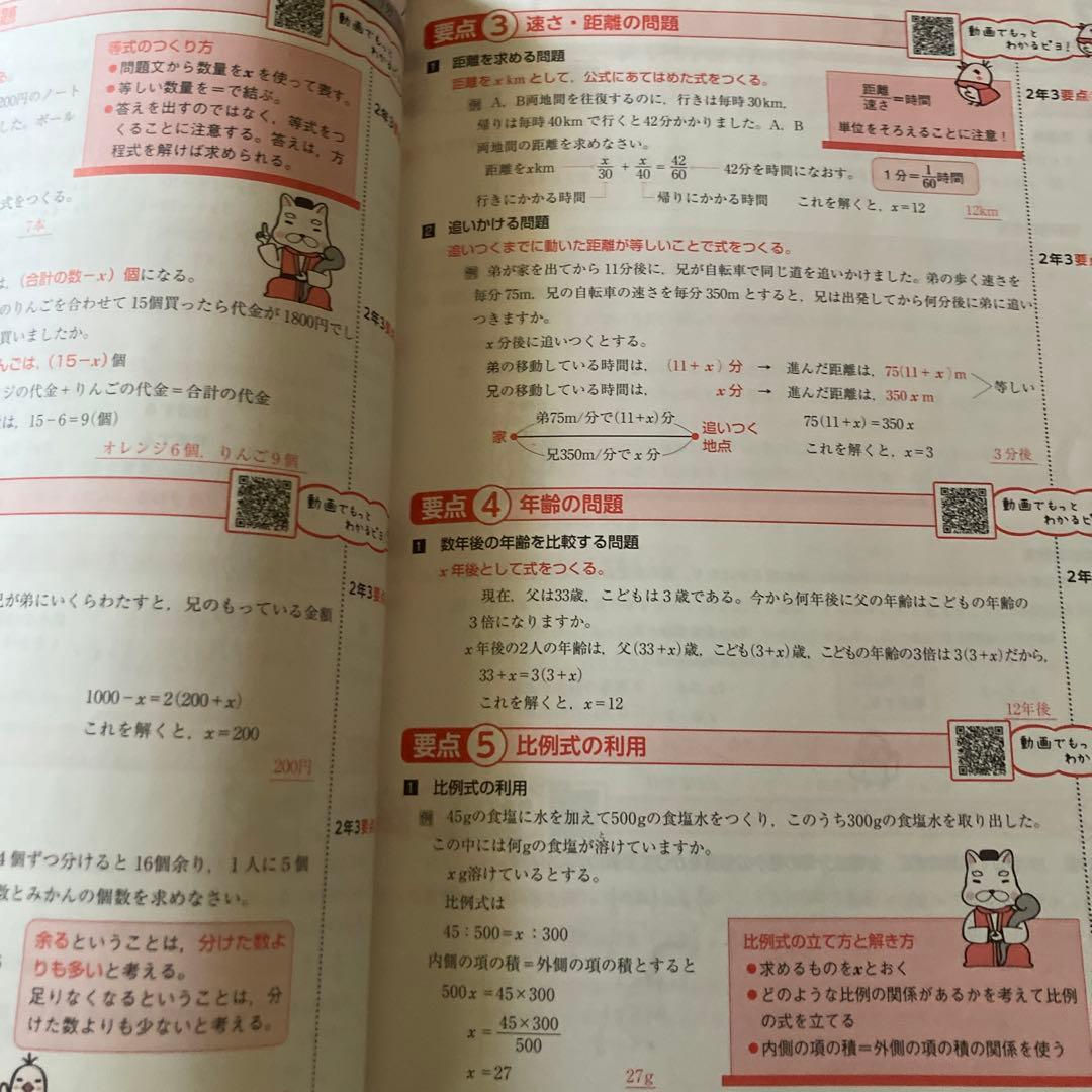 あすなろ教材・参考書　　　　　　　　　　　　　　　数学・中学3年間・大幅お値下げ