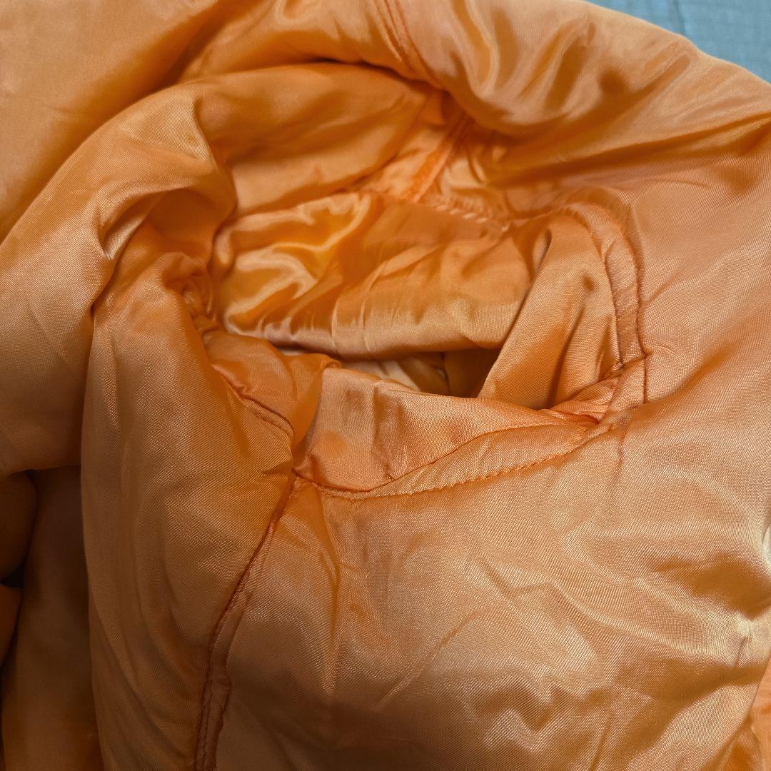 AVIREX MA-1 USA製 レザー ロゴ Lサイズ