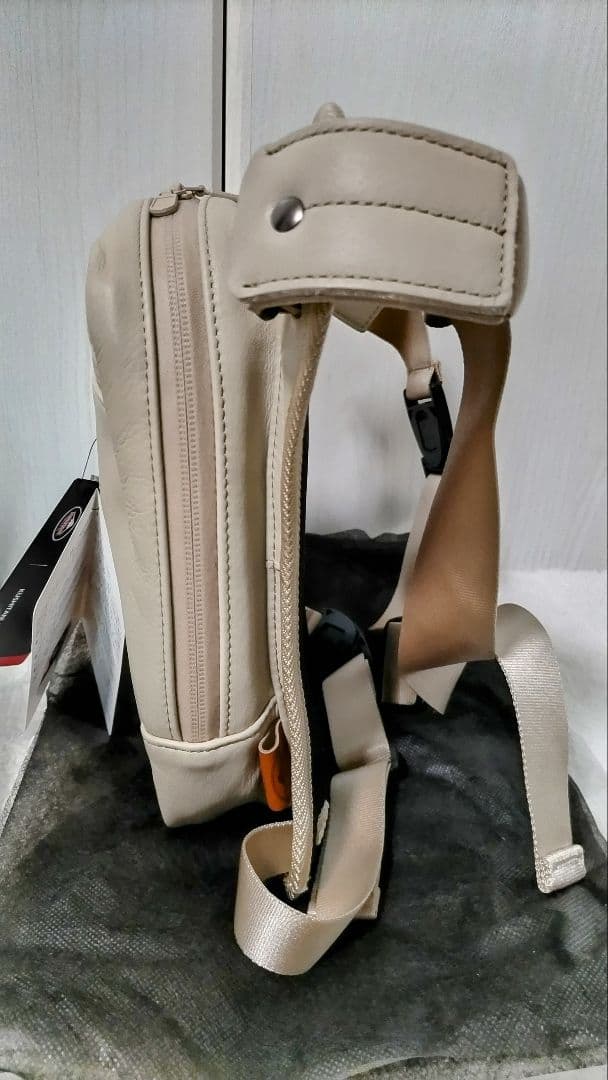 ひ*う様 限定 2ウェイレッグバッグⅡLD エグザリート レザー サンドベージュ