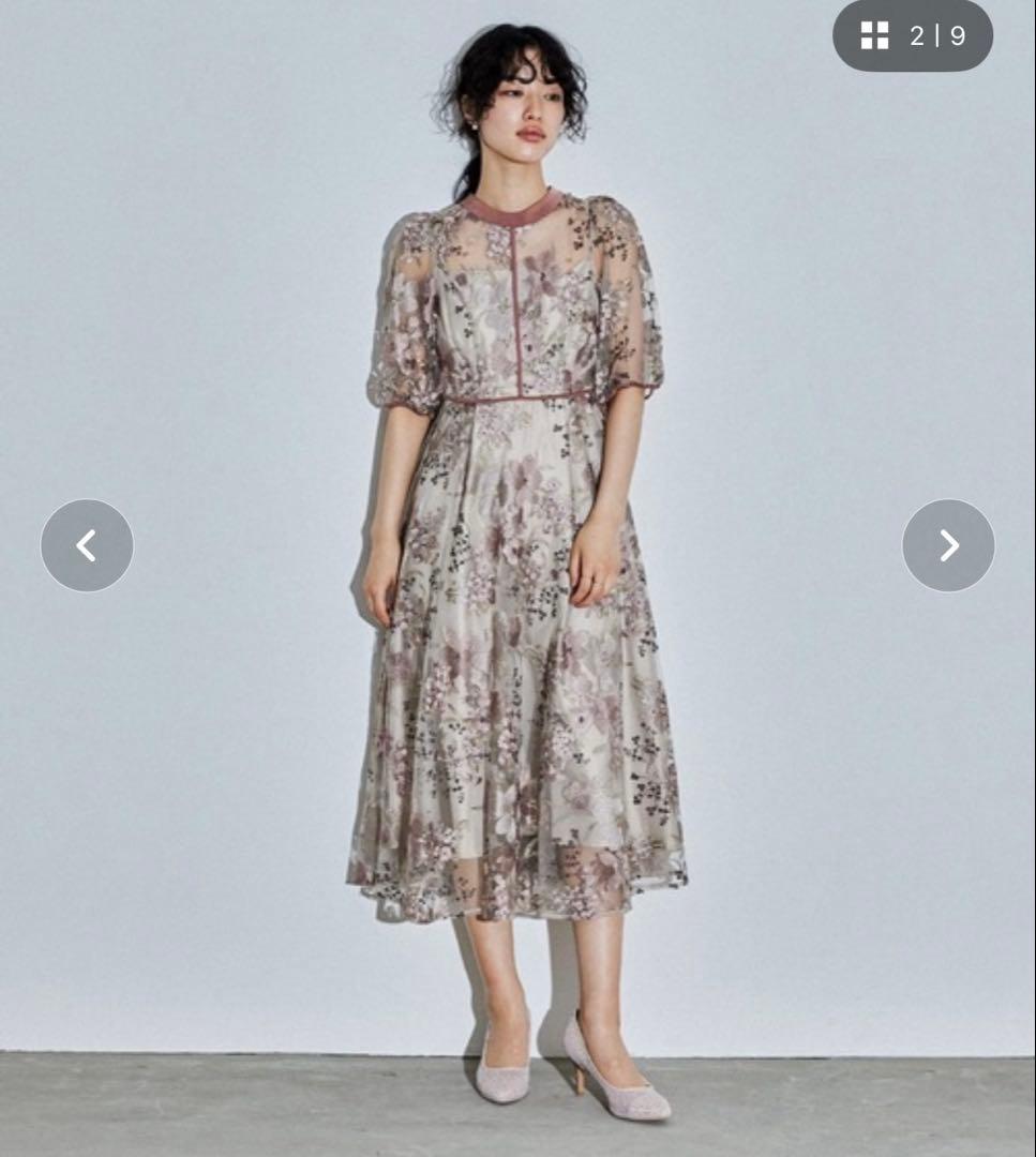 niana 花柄ドレス　ワンピース　お呼ばれドレス