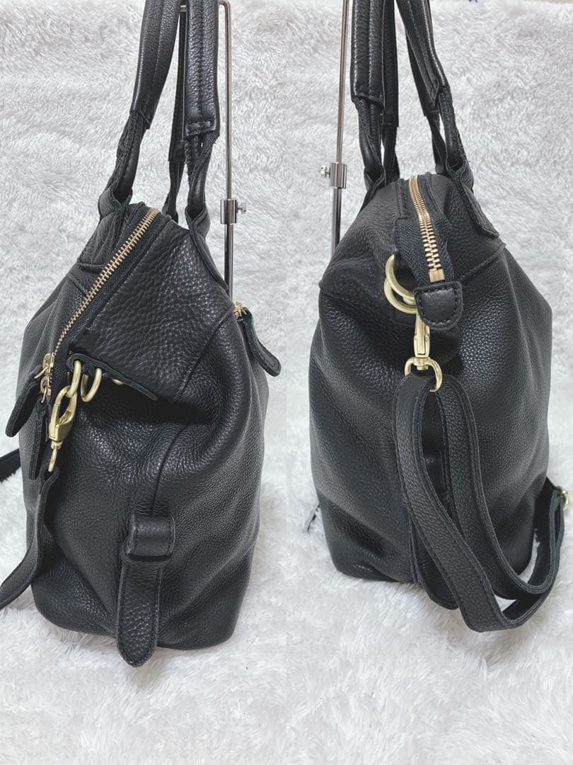 ✨美品✨　ear PAPILLONNER レザー 2WAY トートバッグ　大容量