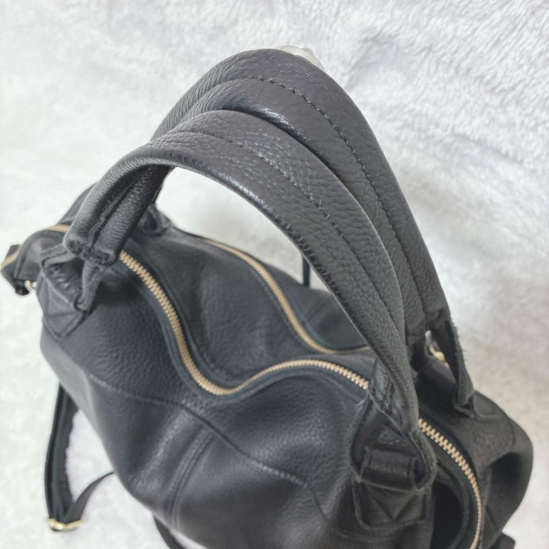 ✨美品✨　ear PAPILLONNER レザー 2WAY トートバッグ　大容量