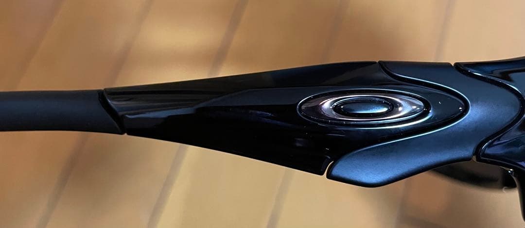 オークリー　ストレートジャケット　サングラス　ブラック