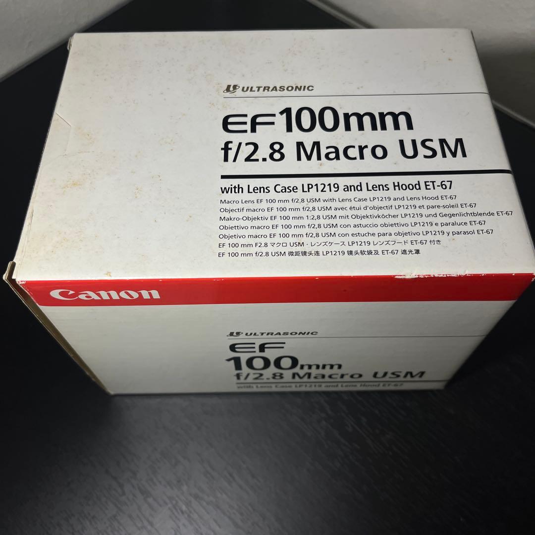 レンズ(単焦点) Canon EF100mm F2.8 Macro USM
