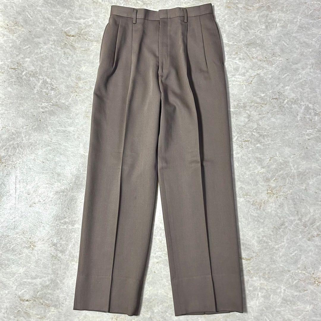 レトロ 茶色 ブラウンカラー ウール ダブル セットアップ スーツ 成人式