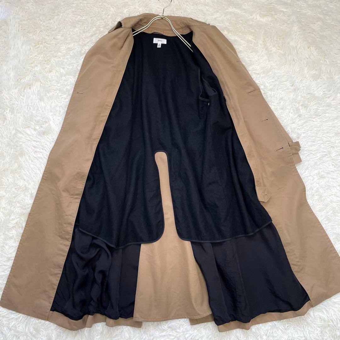 PON8⭐︎ハイク トレンチコート ウールライナー付き ベルト ロング