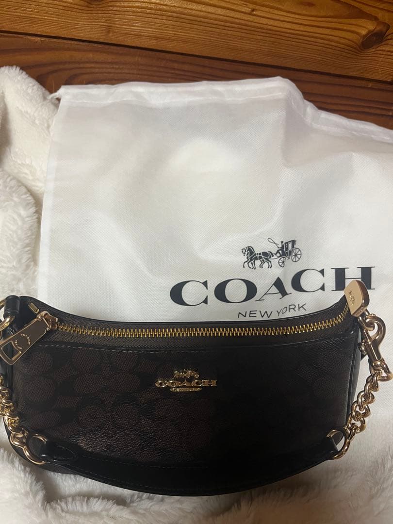 テリ ショルダー バッグ・シグネチャー キャンバス