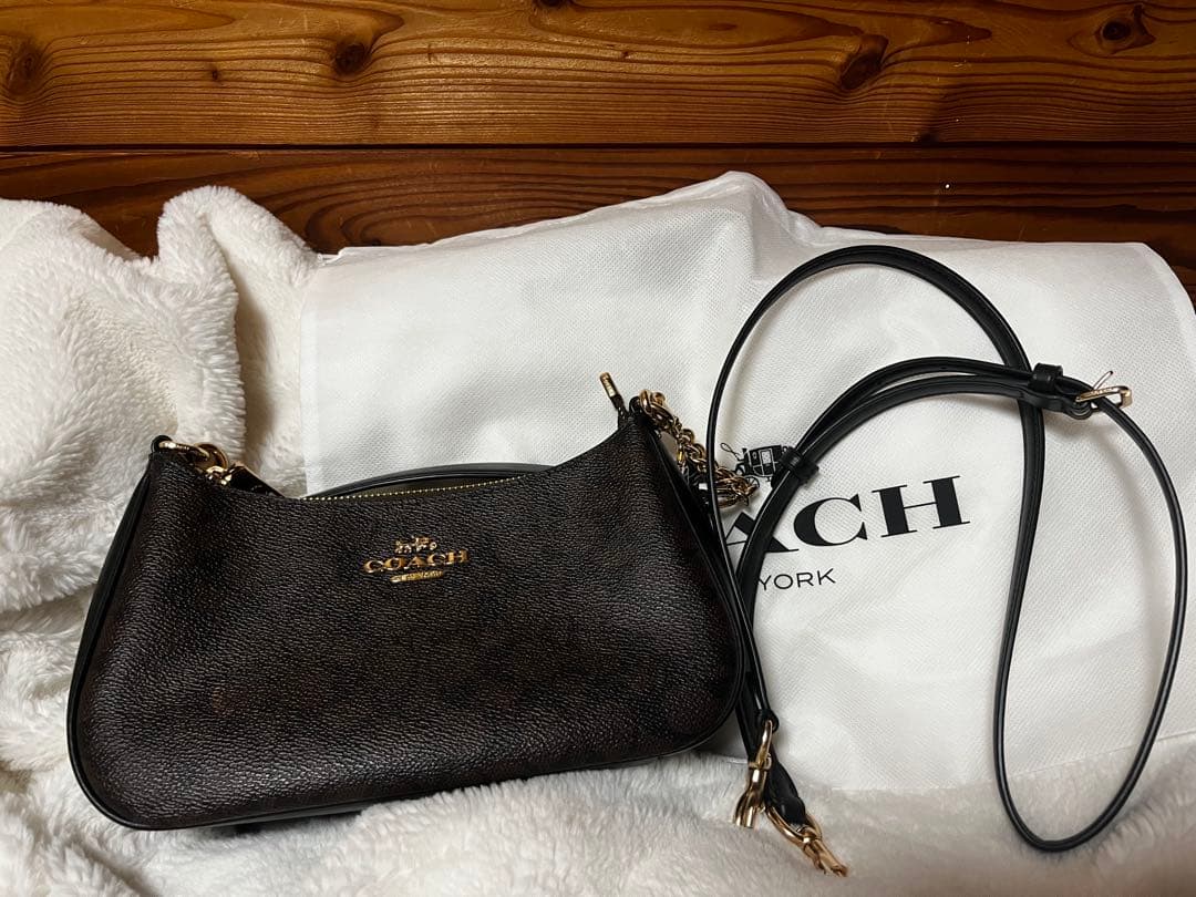 テリ ショルダー バッグ・シグネチャー キャンバス