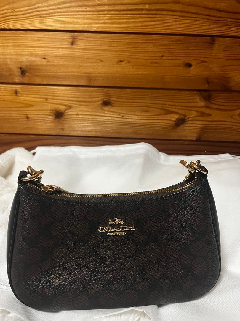 テリ ショルダー バッグ・シグネチャー キャンバス