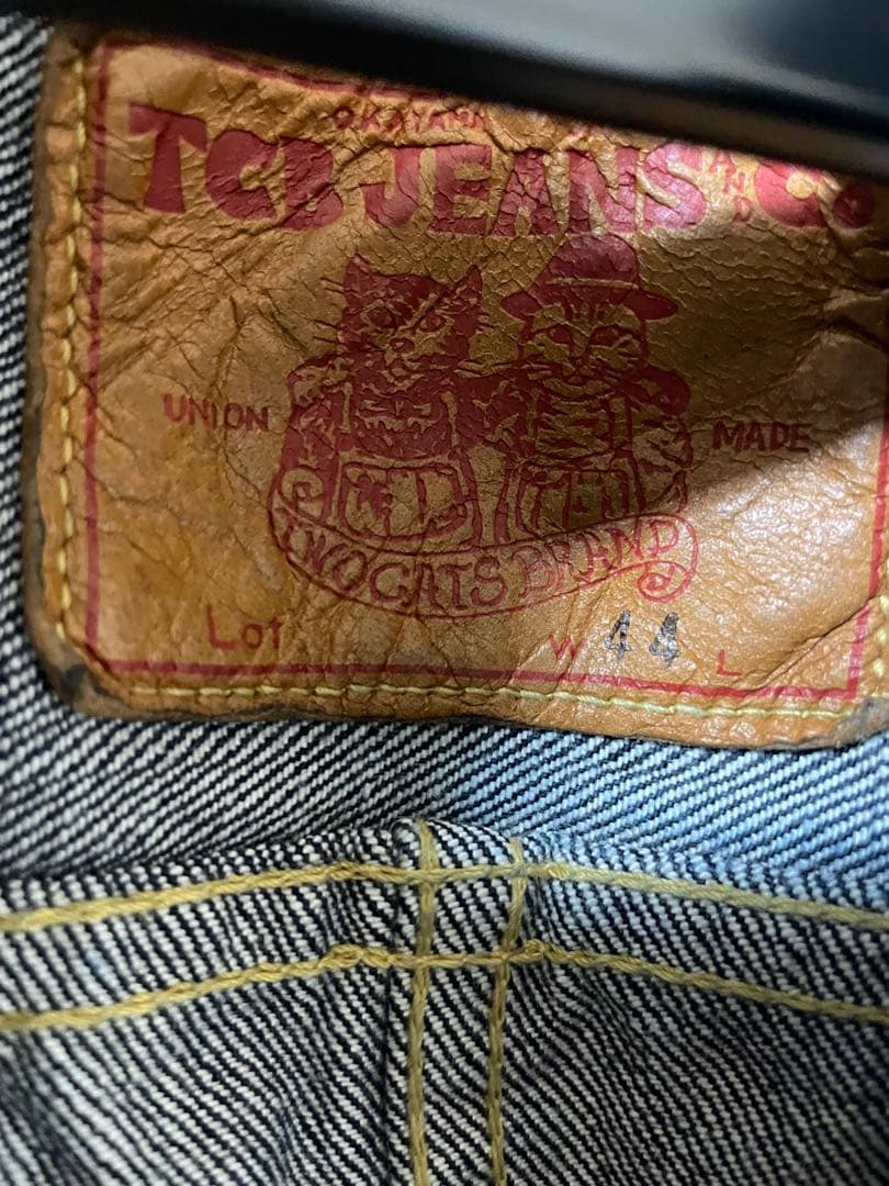 未使用　Tバック　大戦モデル　ファースト　1st 44 tcb jeans