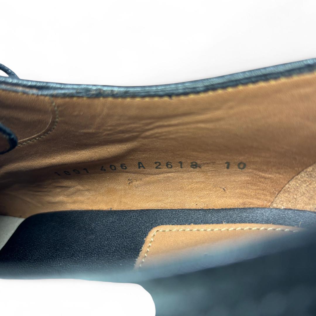 極美品 希少サイズ LOTTUSSE ウイングチップ 黒 10 28.5cm