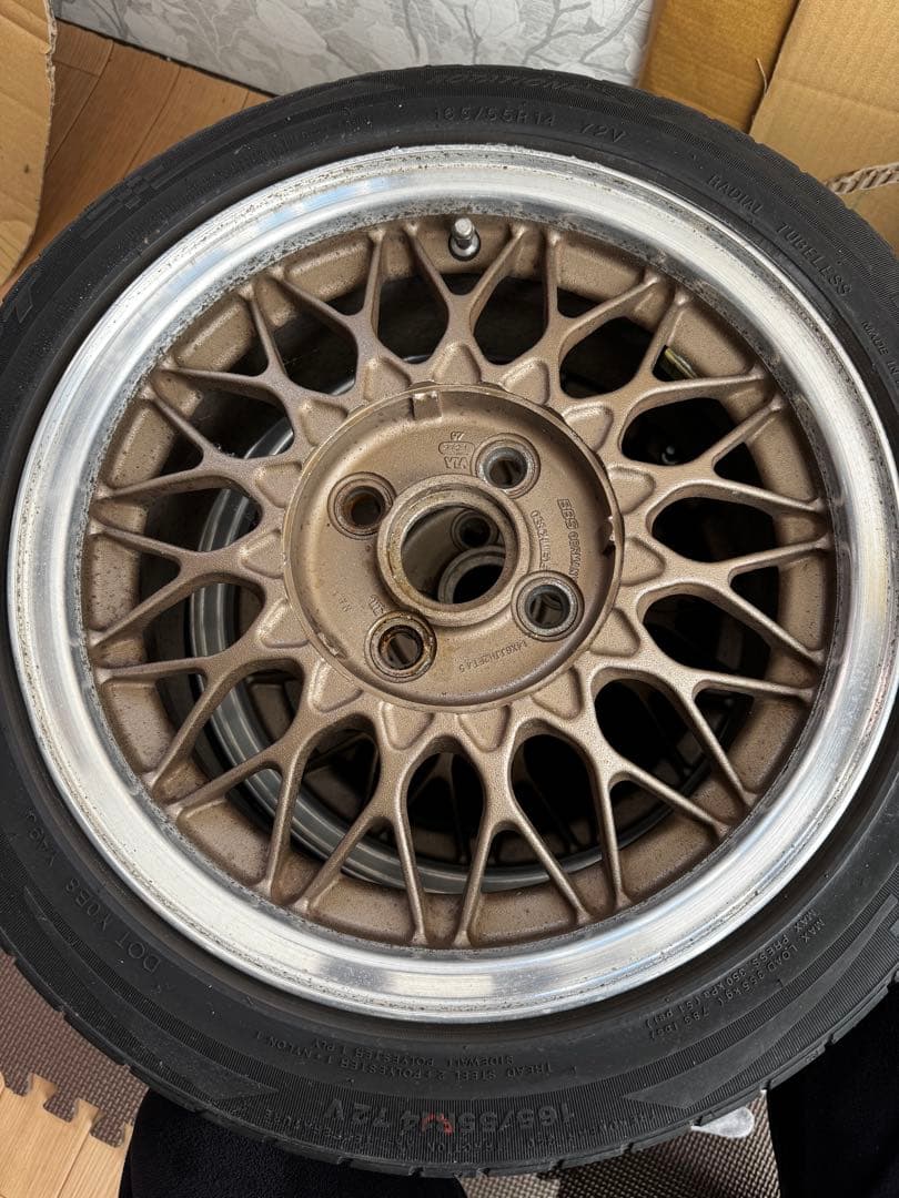 14インチ BBS RG メッシュ ホイール セット中古品