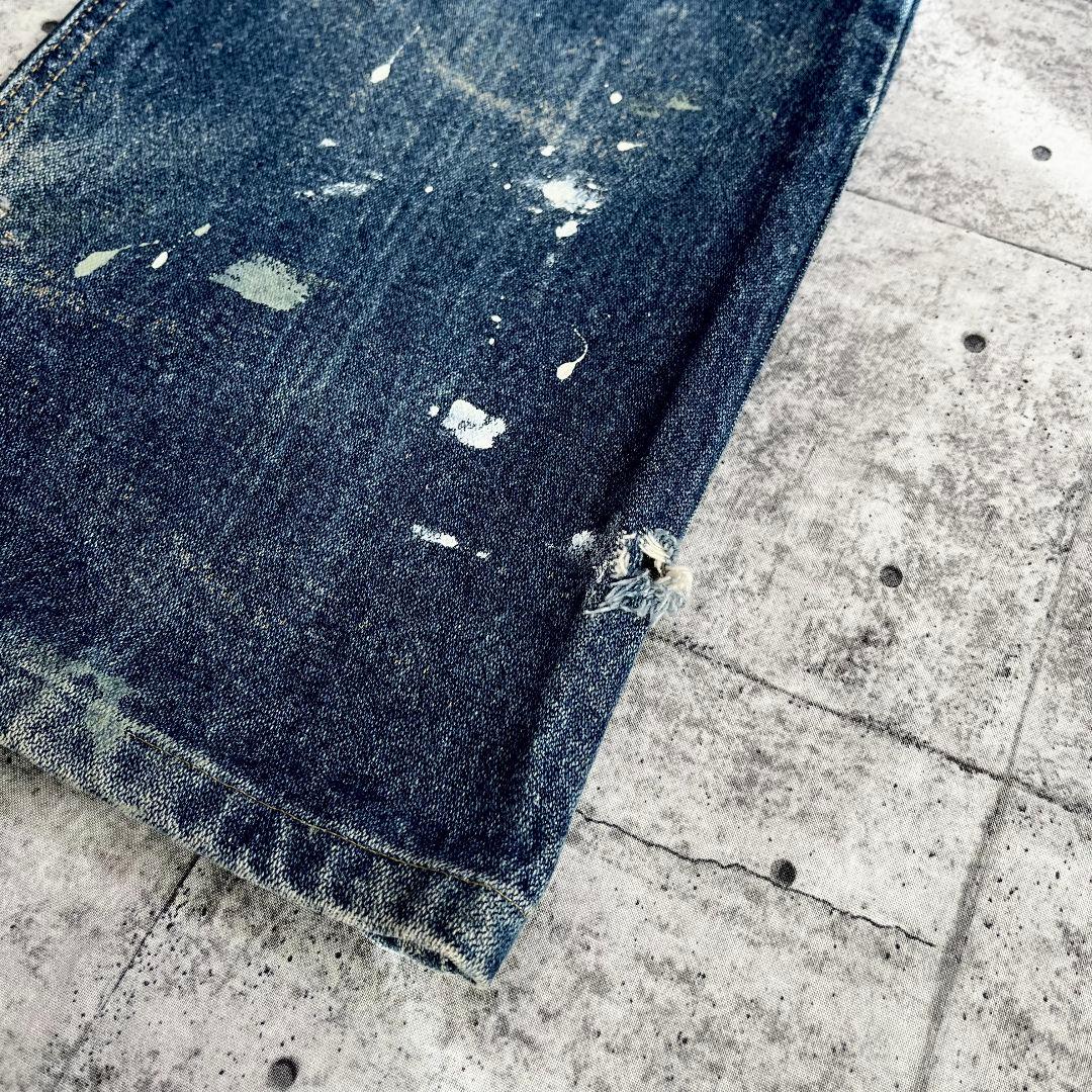 90-00s Carhartt カーハート ペンキダメージ デニムパンツ 36