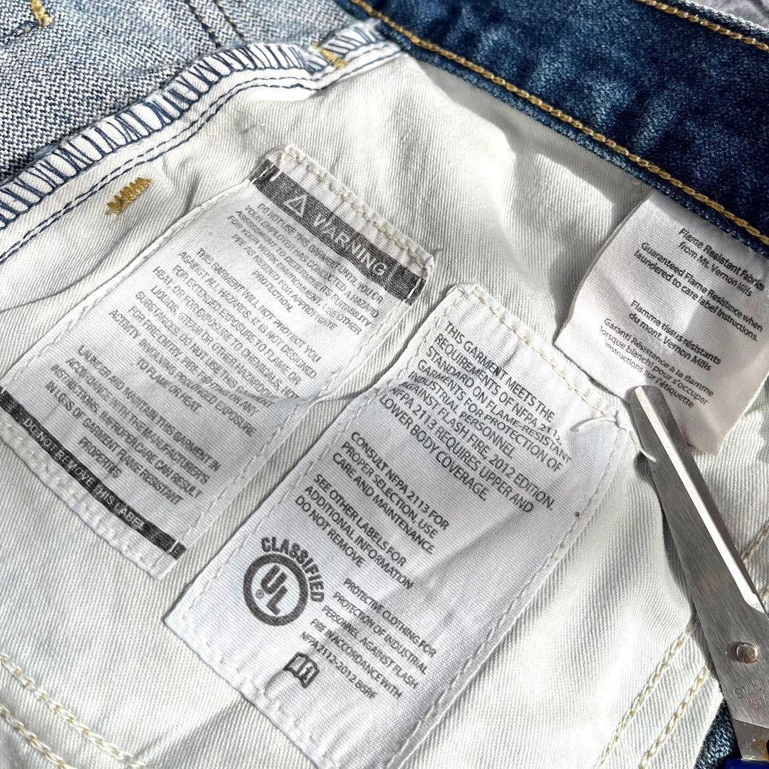 90-00s Carhartt カーハート ペンキダメージ デニムパンツ 36