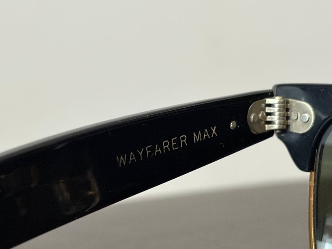 【希少】ボシュロム社製USA 80s Ray Ban WAYFARER MAX