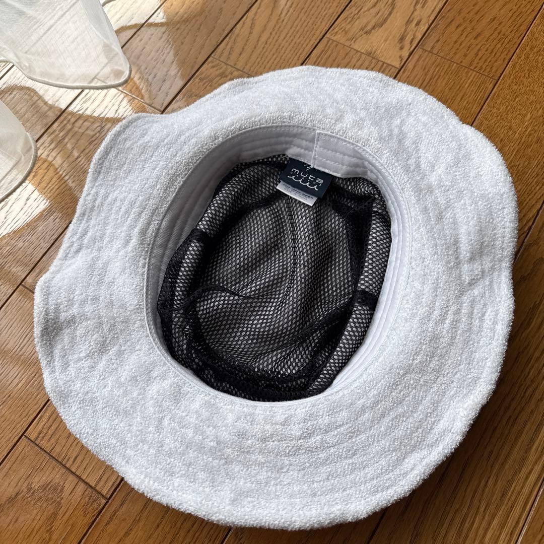 ムータ　muta バケットハット ホワイト　美品　未使用