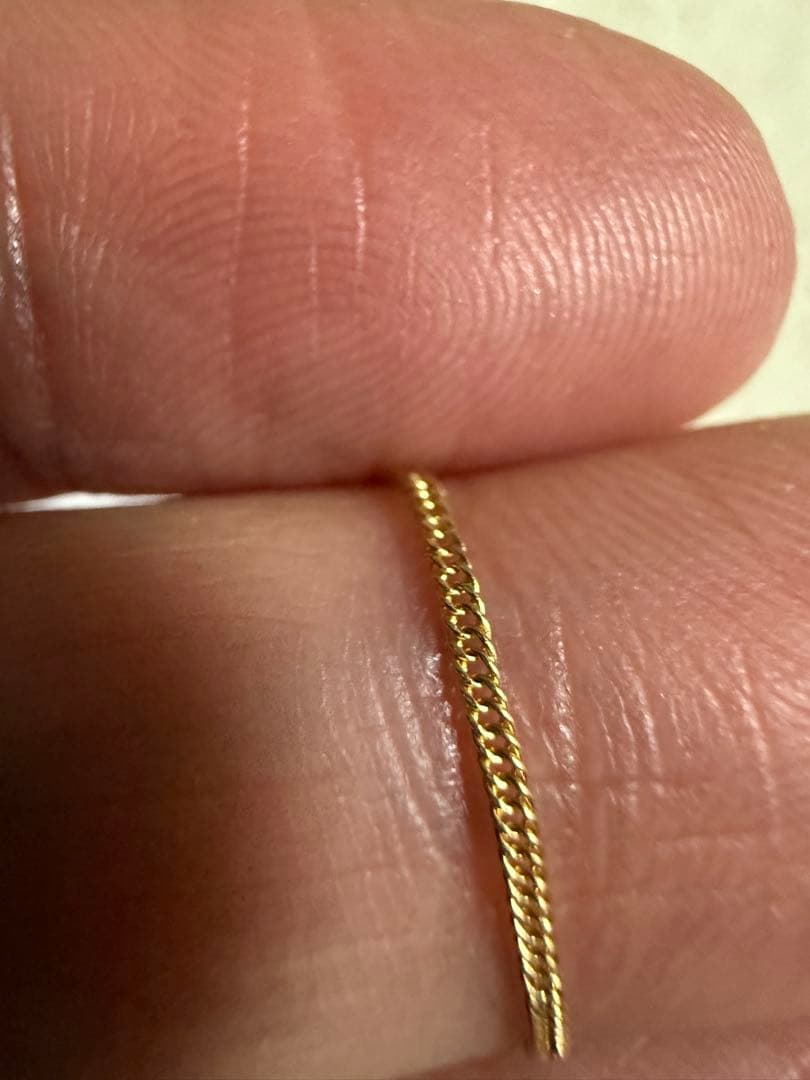 早い者勝ちになります K18 細 喜平 ネックレス