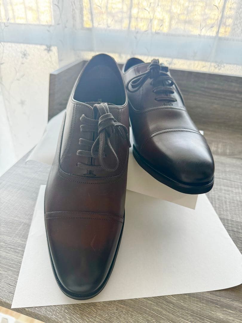 【新品】THE SUIT COMPANY ビジネスシューズ　ブラウン24.5cm