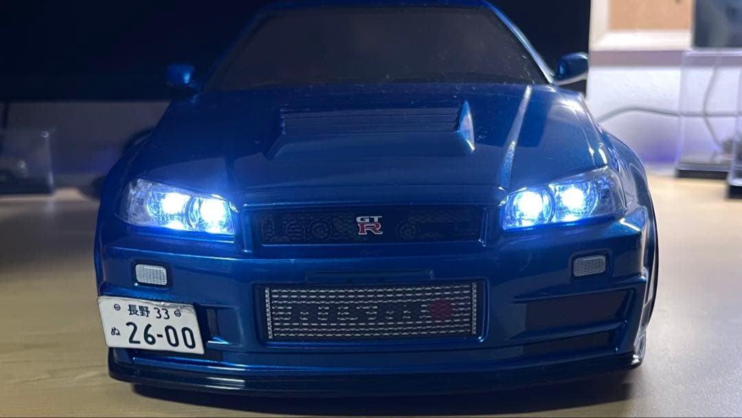 26日23時まで特別価格！タミヤ ラジコンボディ R34