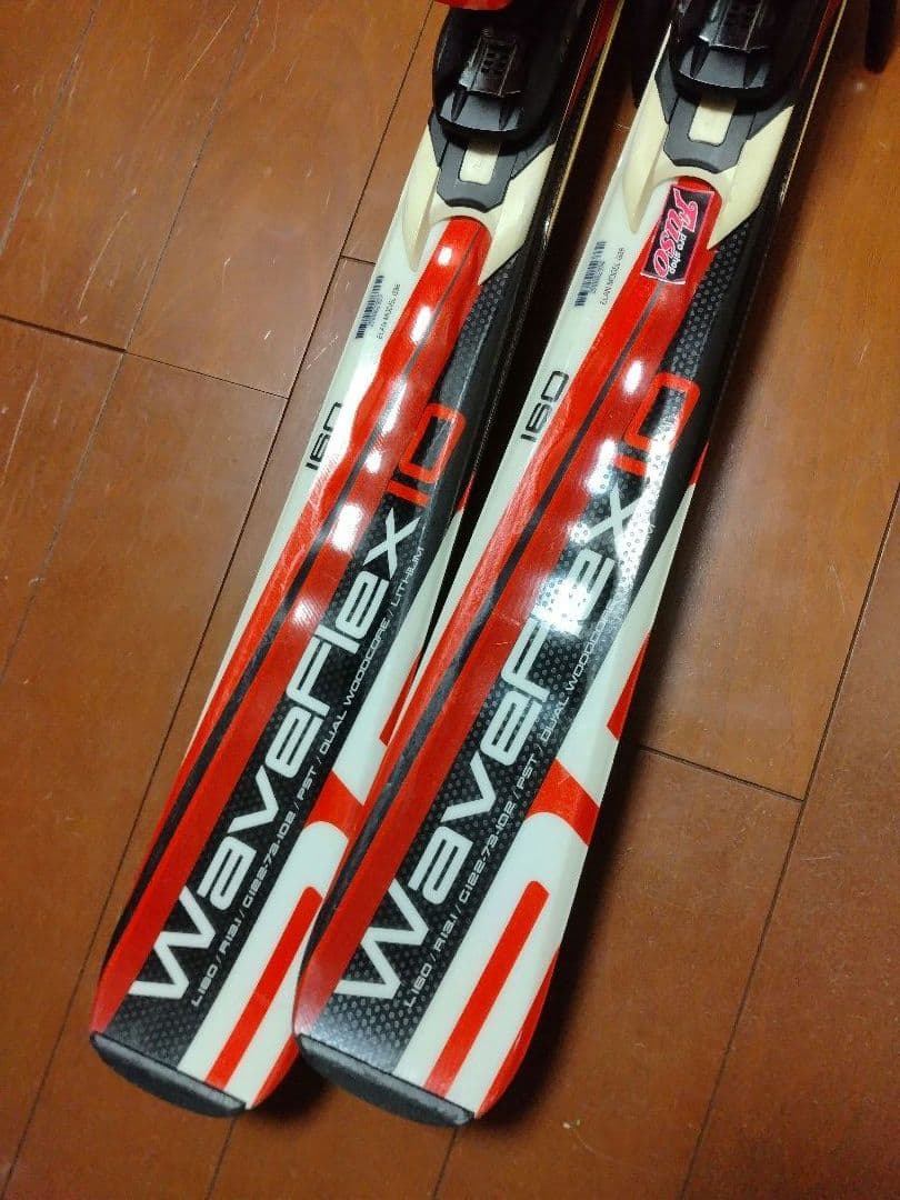 【状態良好☆】160cm　Elanスキー板セット♪　送料無料！
