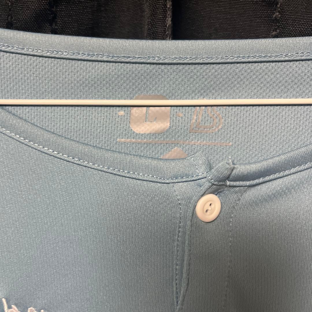 ルースイソンブラ　水色幾何学模様　ウェアセット