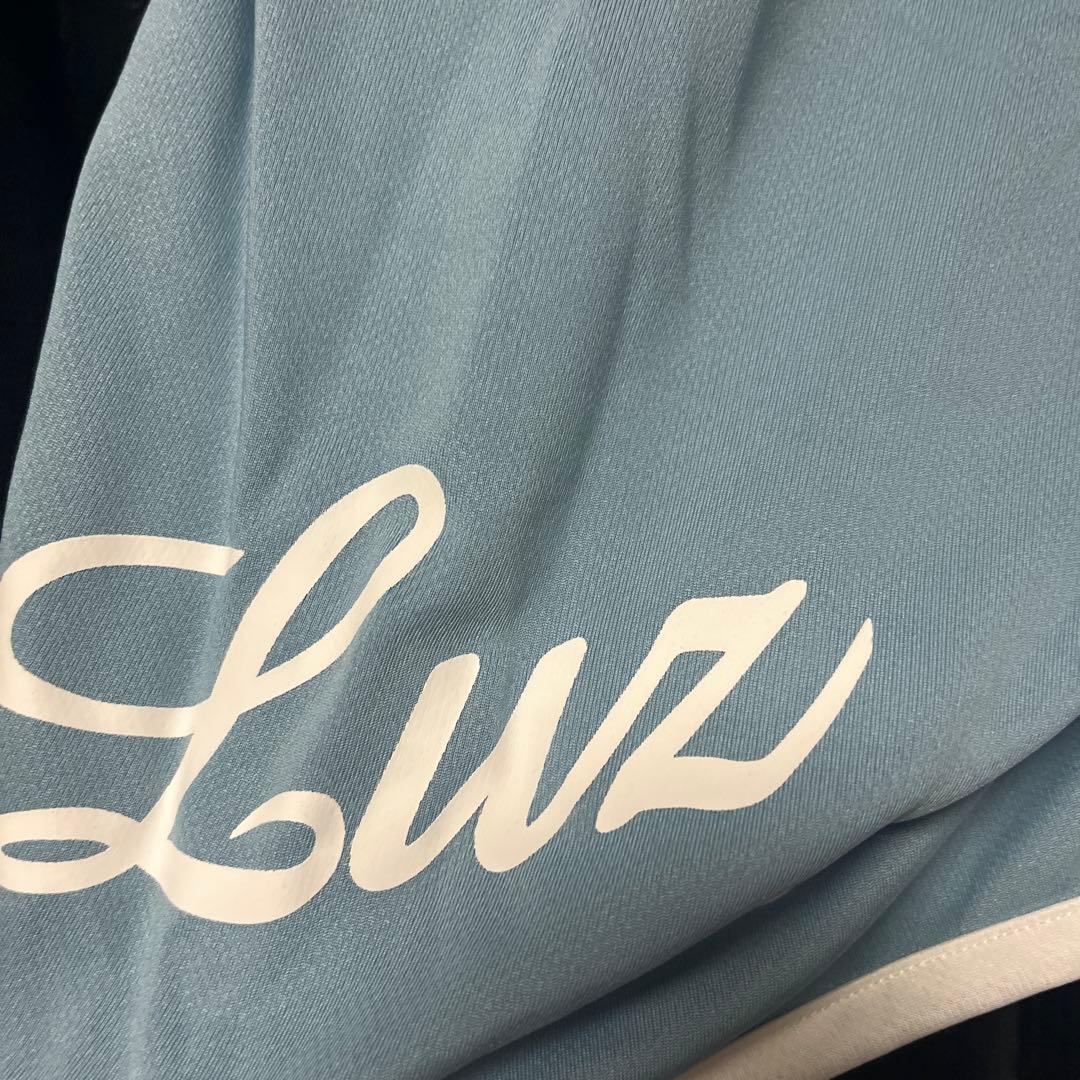 ルースイソンブラ　水色幾何学模様　ウェアセット