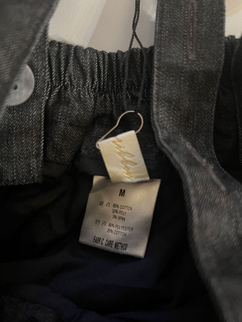 Wonny Ribbon　Black denim skirt 　Mサイズ