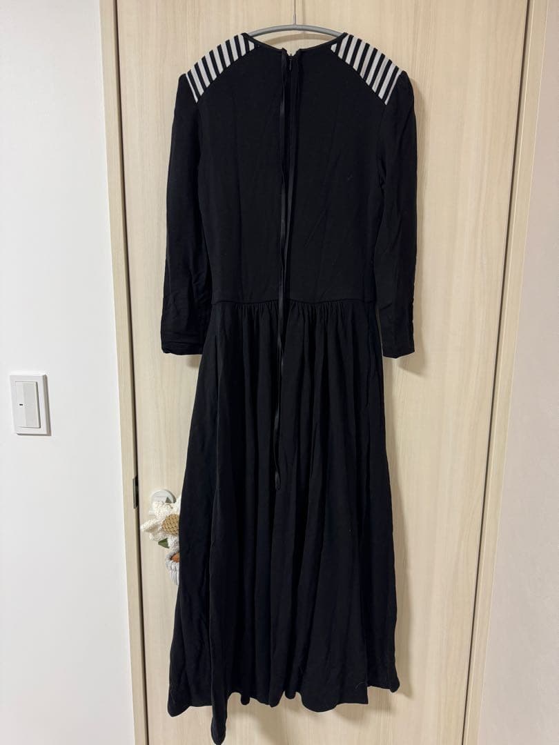 ボーダーズアットバルコニー DRAPED MAXI DRESS ワンピース