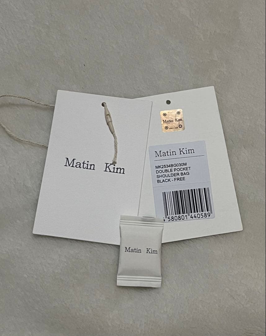 バッグ MATIN KIM DOUBLE POCKET SHOULDER BAG